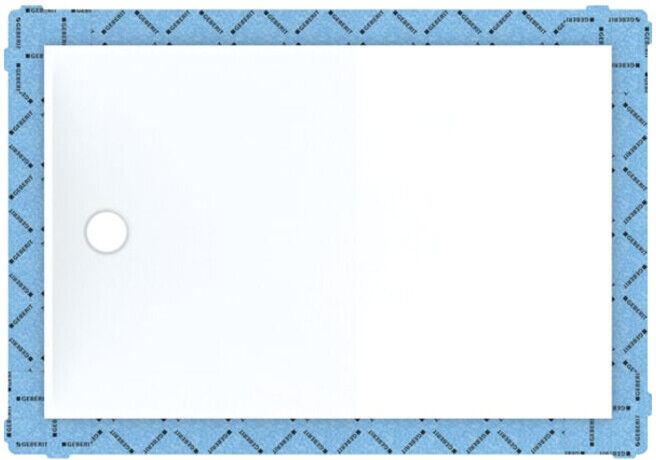 Geberit Surface de douche rectangulaire Setaplano blanc alpin, 160x80x4,5 cm (154268111)