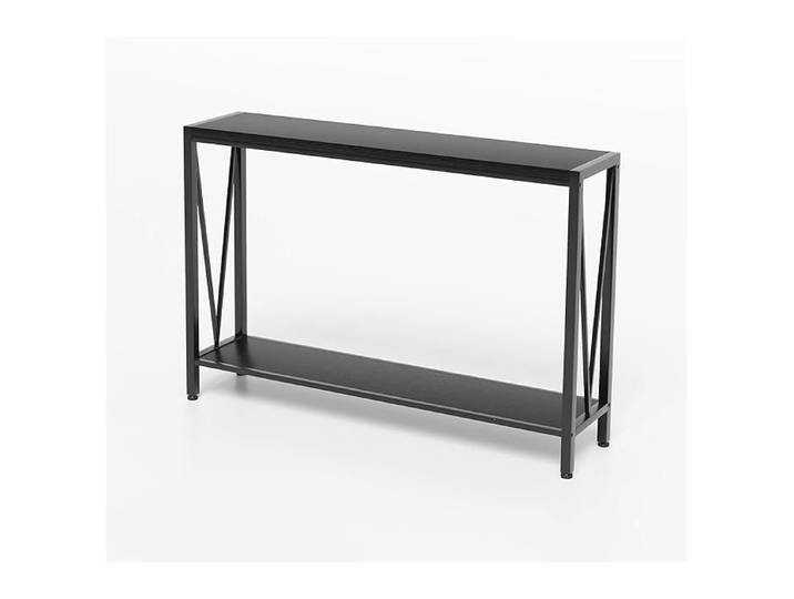Console 110×25×76cm cadre métal étroite hall chevet derrière canapé salon entrée couloir