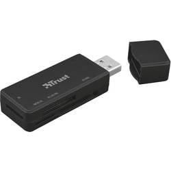 Trust Nanga USB 3.1 Externer Speicherkartenleser USB-A (USB 2.0) Schwarz 21935