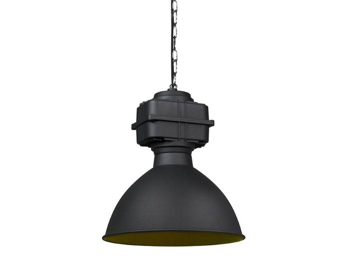 Suspension industrielle intelligente noire avec A60 WiFi 38,5 cm