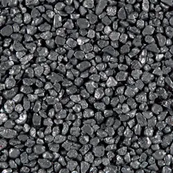 Terralith Metallic - Steinteppich WAND -schwarz- für 1 qm