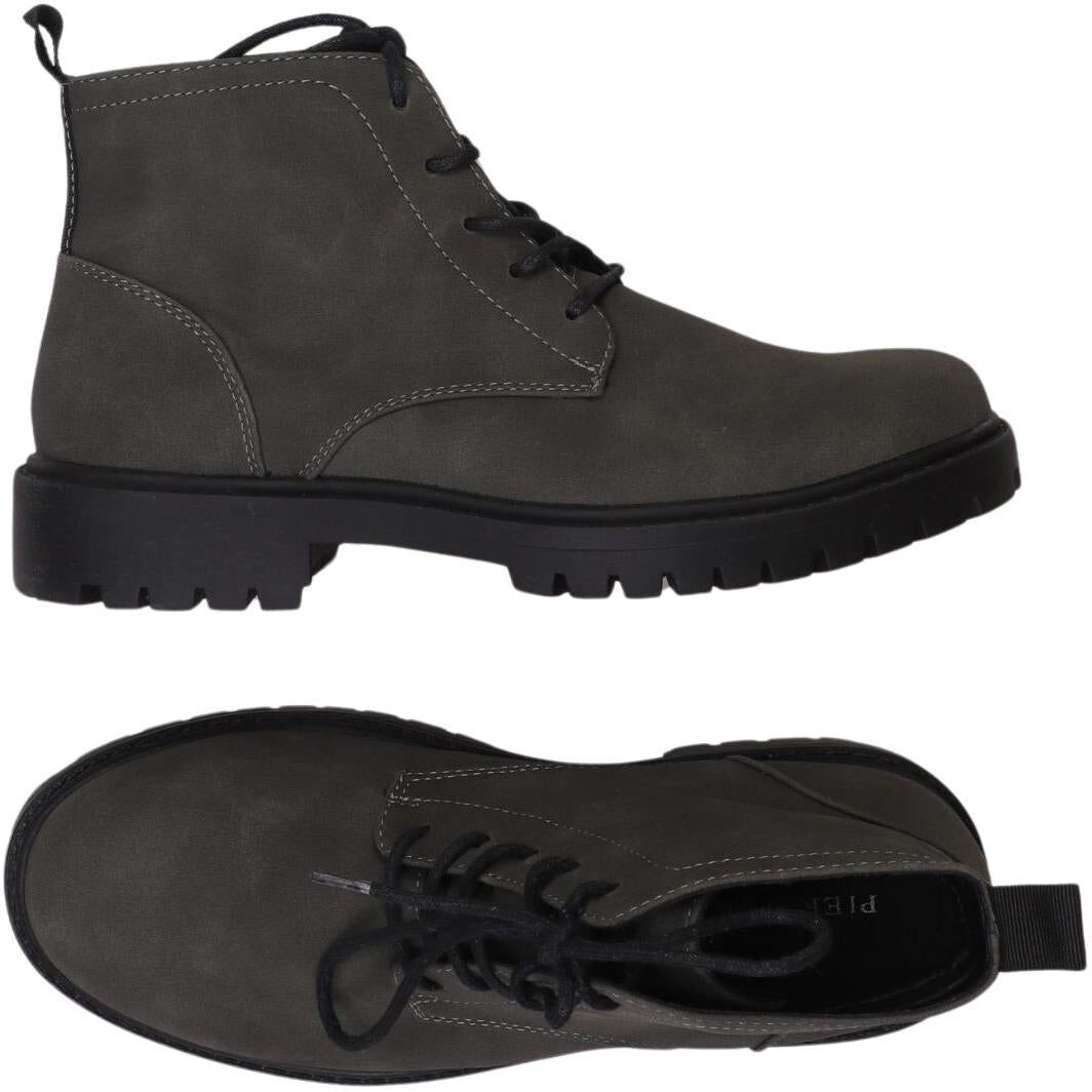 pier one Damen Stiefelette, Grau, Gr. EU 37, Kunstleder - Second Hand