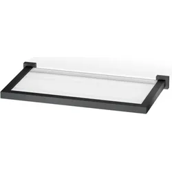 Corner Badezimmerablage 30 cm schwarz matt