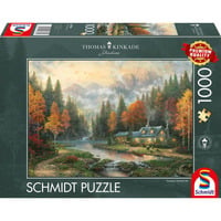 Thomas Kinkade Studios: Herbstabend am See, Puzzle 1000 Teile