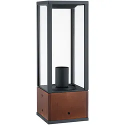 PAULMANN Pollerleuchte HV60W IP44 E27 br Timba 946.75 Holz Gl_tr