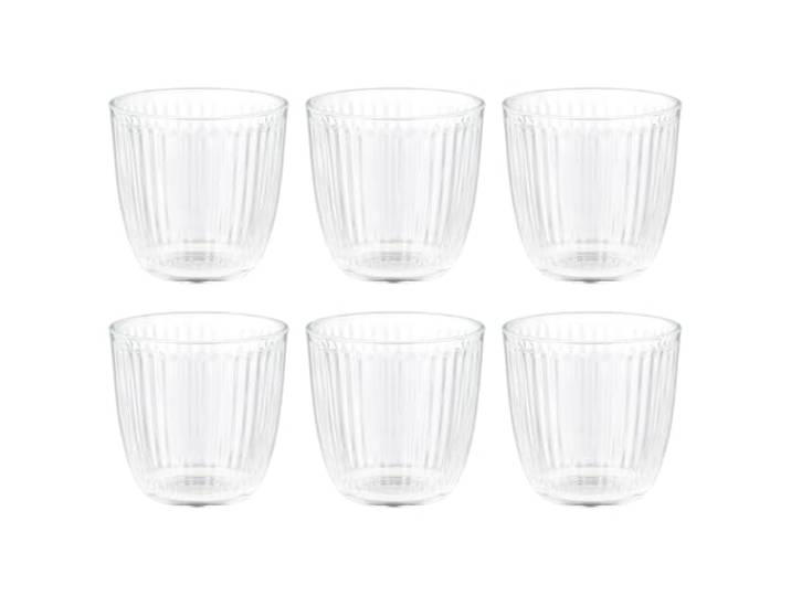BUTLERS 6er Set Wassergläser 290 ml Klarglas - LINEE