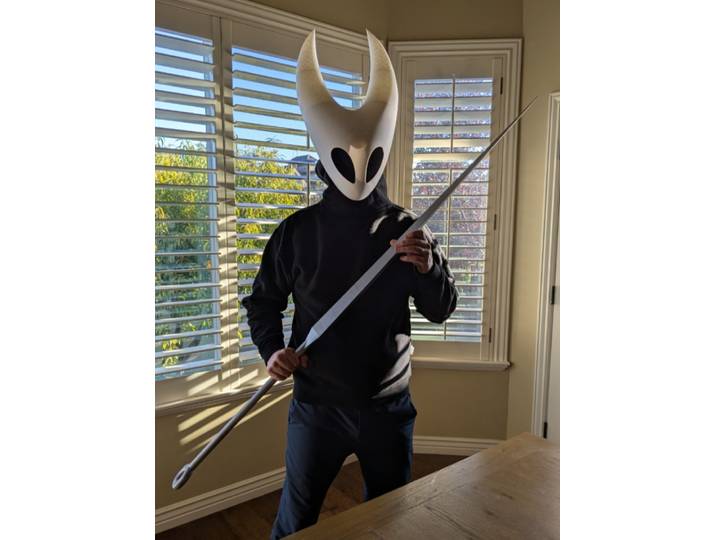 Masque de Cosplay pour jeu, chevalier creux, Silksong, Hornet, casques intégraux blancs en plastique, masques imprimés en 3d pour adultes, accessoires de Costume d'halloween