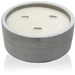 Large Concrete Soy Candle - Patchouli & Dark Amber
