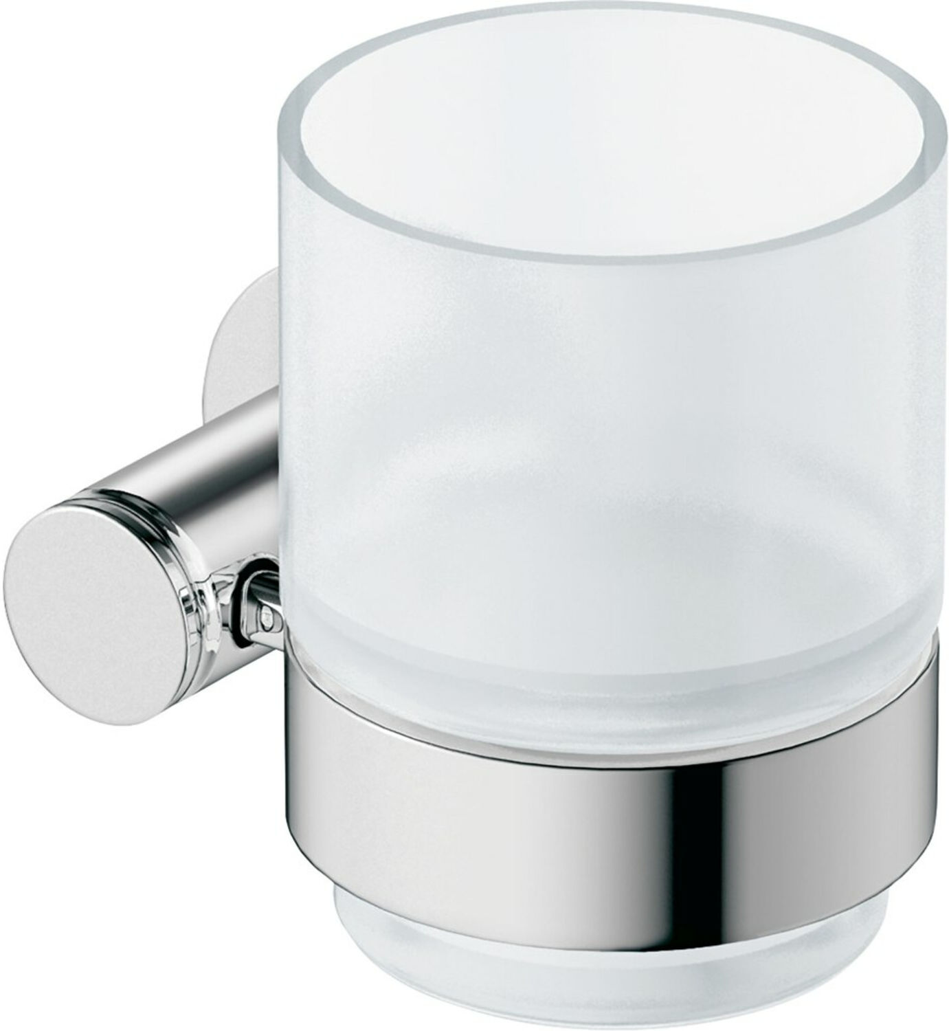 Duravit Glashalter D-Code 11,5x10,2cm, Gl. we. ma, Gl. re, chrom (0099201000)