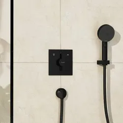 hansgrohe DuoTurn E Mischer 75417670 Unterputz, für 2 Verbraucher, mattschwarz