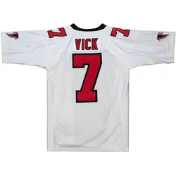 Mitchell & Ness, Herren, Fussballtrikot, Nfl-Trikot Atlanta Falcons Michael Vick (XXL), Weiss