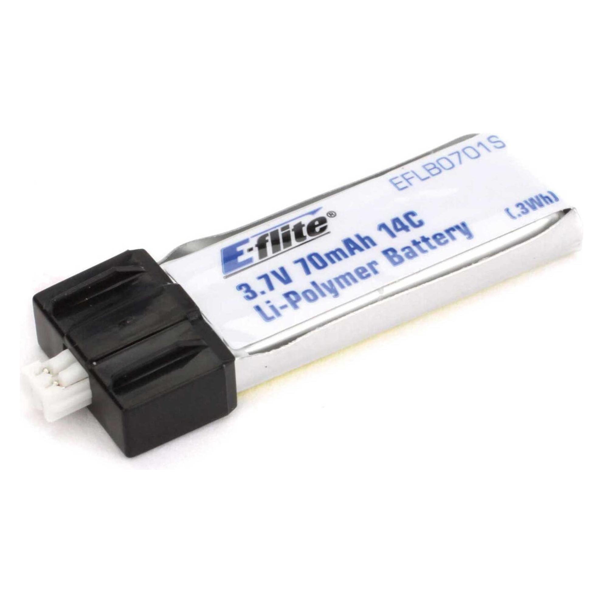 E-Flite SCOUT Akku 1S 3.7V 70 mAh 14C (70 mAh, 3.70 V) (EFLB0701S)