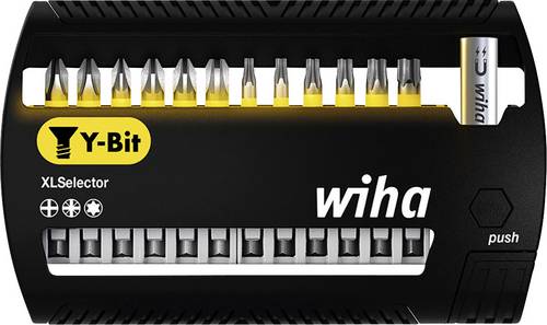 Wiha 41834 Bit-Set 13teilig Kreuzschlitz Phillips, Kreuzschlitz Pozidriv, TORX Plus