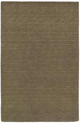 Style Haven Heathered Solid Hand-crafted Plush Wool Area Rug
