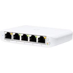 UbiQuiti Switch UniFi Flex Mini, USW-Flex-Mini, managed, 5-Port, 1 Gbit/s, 1x PoE+-In