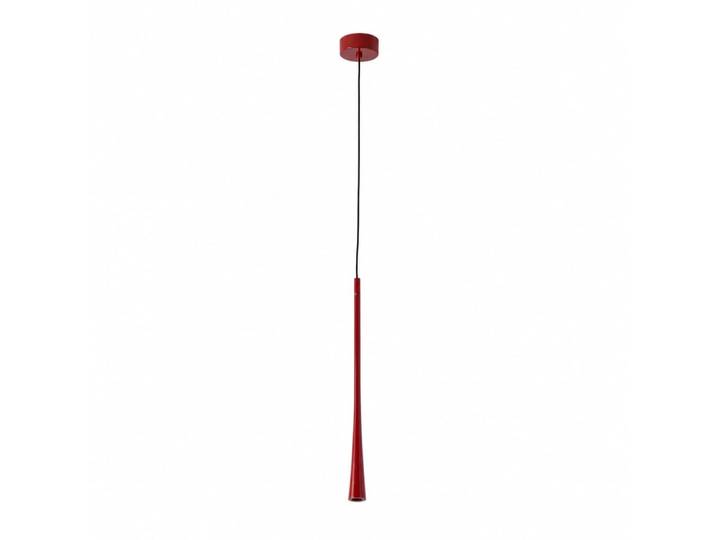 Suspension led 7w tubulaire aluminium rouge 2700k 40 cm