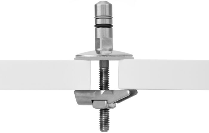 Haro BVO-Klappdübel Scharnier 407559 C0102G, Edelstahl, Drehpunkthöhe 24 mm, SoftClose classic