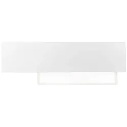 Gea Luce DOHA A/P 12W LED-Wandleuchte 1016lm 3000K Weiß - Innenwandleuchte aus Aluminium und doppelseitigem Methacrylat - Gealuce