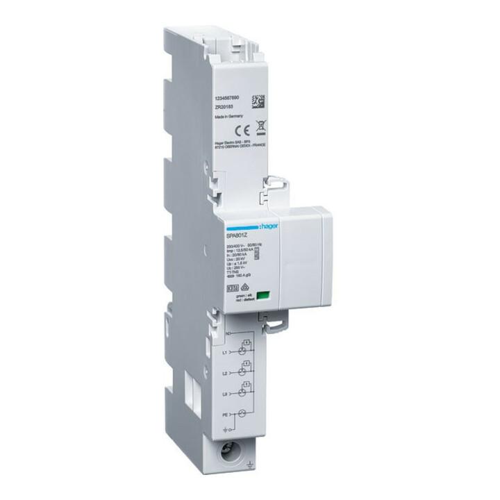 Hager Kombiableiter 4P T1+T2+T3 SPA801Z)