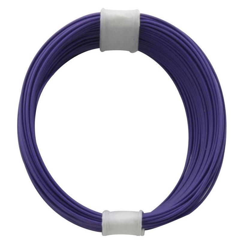Donau Kupferschalt Litze hochflexibel 0,04 mm² / 10 m violett (10 m) (112-6)
