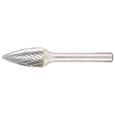 Sw Stahl Hartmetall Frässtift, spitzgebogen, 6 mm [Hersteller-Nr. 82555L-9]