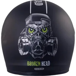 Broken Head (A-Minus-Ware) Gasman + Schwarzes Visier M (57-58 cm)