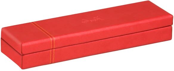 Rhodiarama pencil box 21x5,5x3cm Poppy