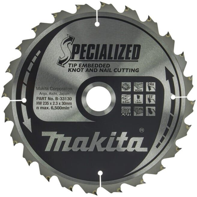 Scie spécialisée Makita 235x30x24Z (B-33130) (B-33130)