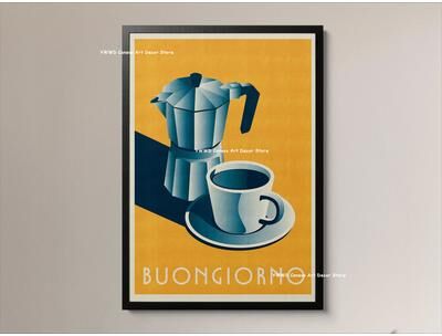 Uplift Treasures Bon Appetit Coffee Kitchen Canvas Wall Art Print 2 50x75cm No Frame