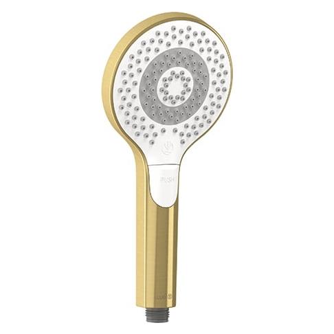 Kludi Taucher-Duschkopf, gebürstetes Gold (3 Strahlarten, 15 l/min) (69830N0-00)