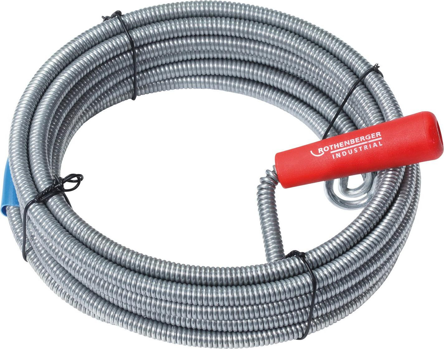 Rothenberger Flexibele Rioolreiniger met haakkop, Ø 9 mm, 5 m