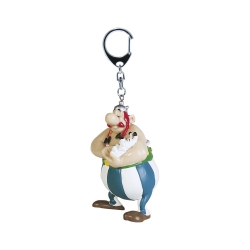 Plastoy SAS Asterix - Obelix mit Idefix - Schlüsselanhänger 267435