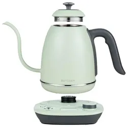 Konjac Sponge Teapot BUYDEEM BUYDEEM Electric Gooseneck Coffee Kettle, model K821, color Cozy Greenish EU, Wasserkocher, Grün