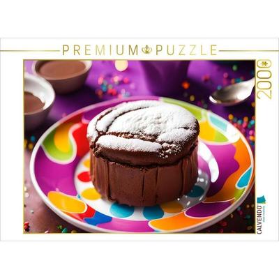 CALVENDO Puzzle Schokoladen-Soufflé | 2000 Teile Lege-Größe 90x67cm Foto-Puzzle für glückliche Stunden
