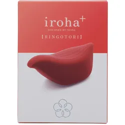 Tenga, Vibrator, iroha+ tori by - leiser und sehr starker Vibrator, Soft-Touch Silikon, rot