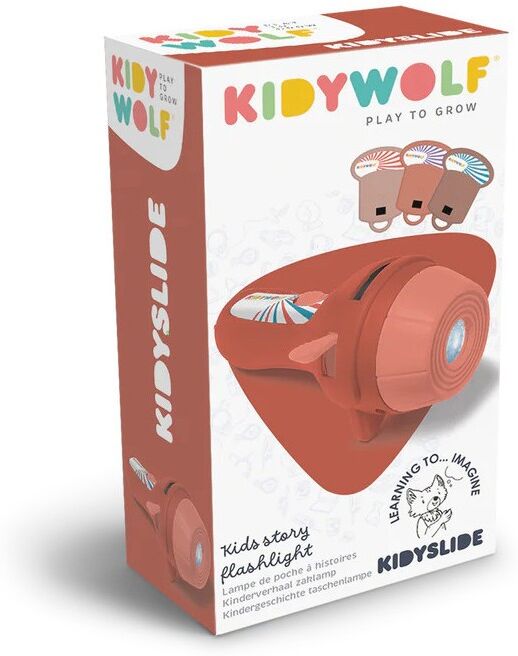 Lampe projecteur à histoires Kidyslide corail - Kidywolf