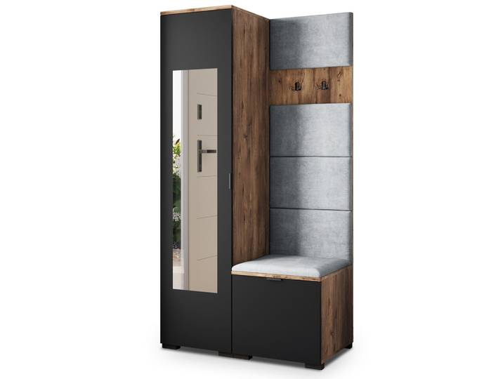 GARDEROBENSCHRANK VIRA 95/181/51 cm Modern Eichefarben