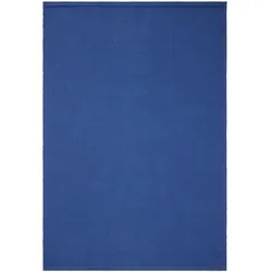 benuta Pop Baumwollteppich Joy Dunkelblau 120x170 cm - Moderner Kurzflor-Teppich für Wohnzimmer