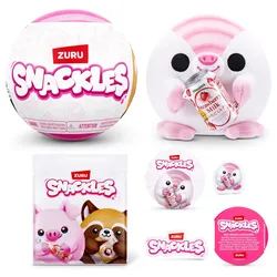ZURU 77689-INT - Snackles lizenziertes 13 cm Plüschspielzeug Serie 3 (Keine Auswahl möglich)