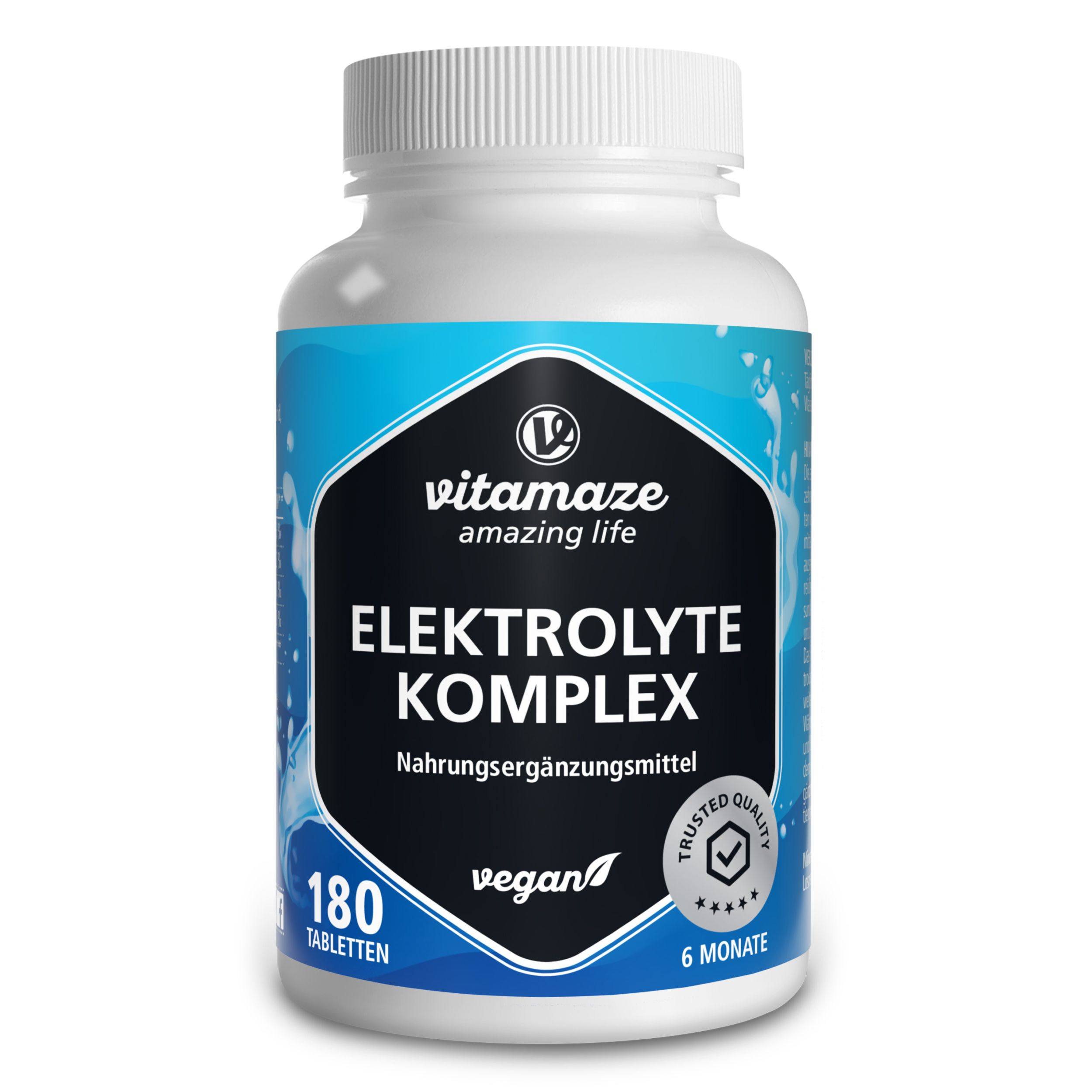 Elektrolyte Komplex Tabletten mit Magnesium vegan 180 St