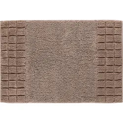 Linea Due Badteppich CHESS taupe 60x90 cm