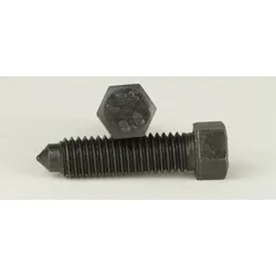 DIN 564 - Stahl 8.8 blank 22H - BM 24x100 - Sechskantschraube mit Ansatzspitze und Gewindeauslauf