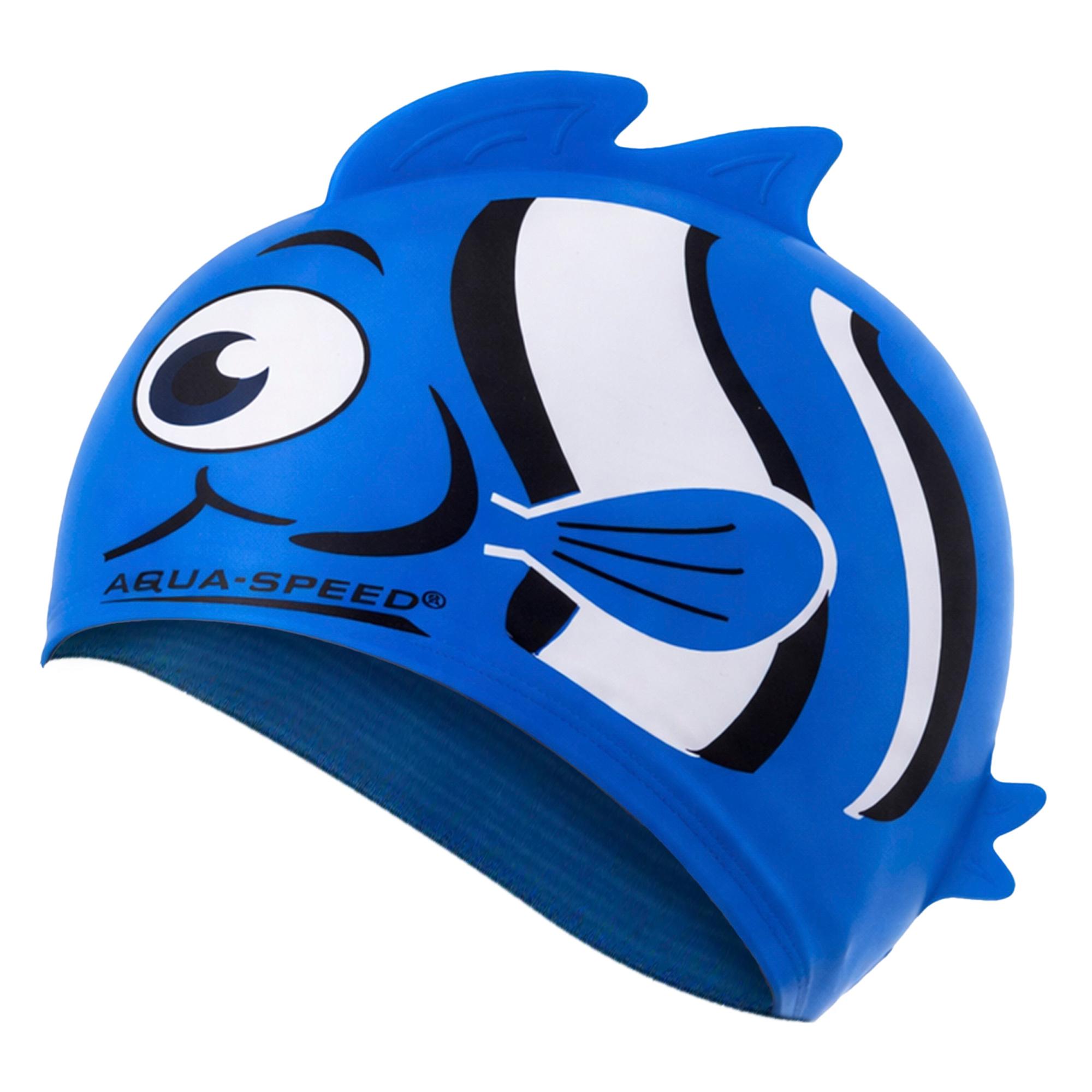 Jongens Nemo Patroon Zwemcap | Silicone 3D Print Gemakkelijke Pasvorm Zwemcap voor Kinderen