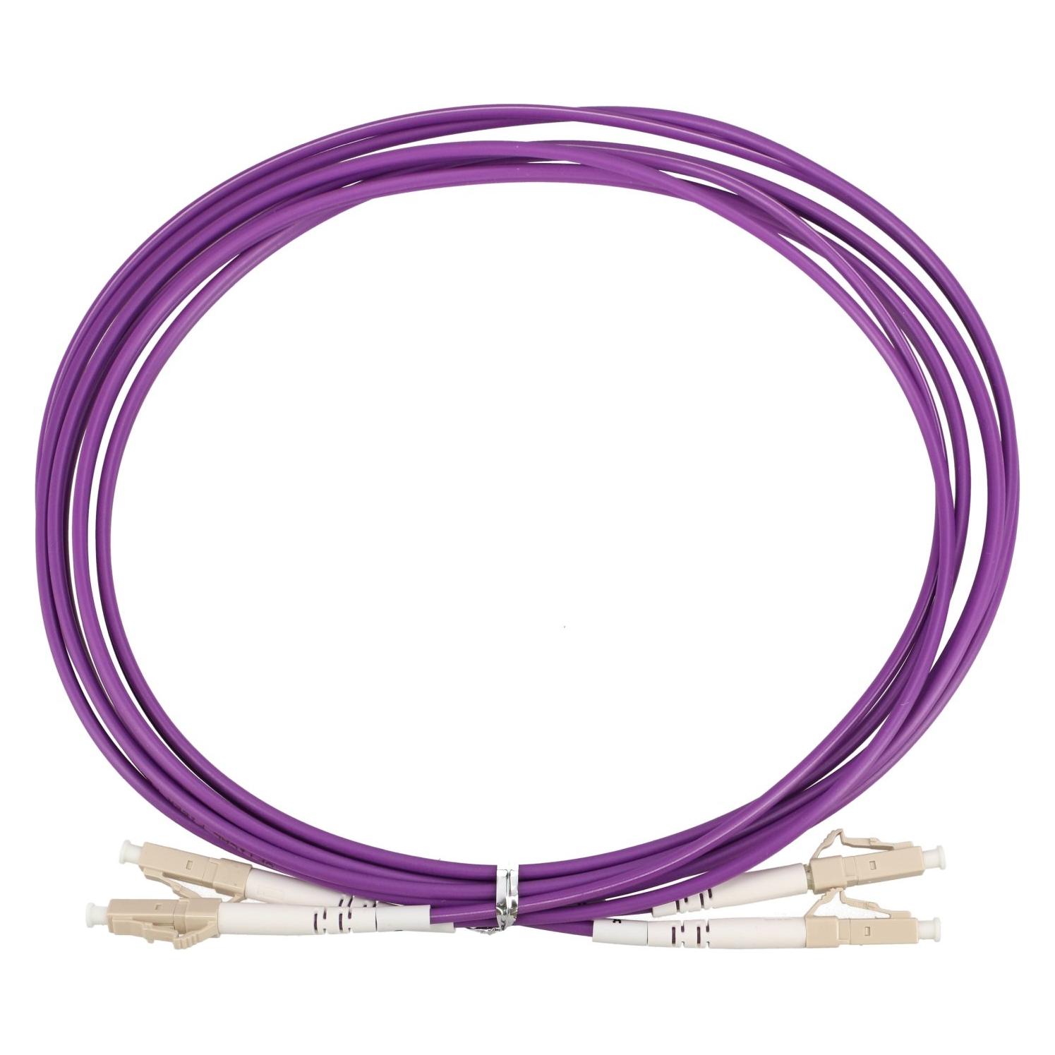 Extralink LC/UPC-LC/UPC | Patchkabel | Multimode, OM4, Duplex, 3mm, 2m (2 m) (EX.36868)