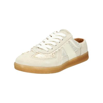 Pantolette STEVE MADDEN "STEVE MADDEN Sneaker Leder", Damen, Gr. 40, beige, Leder, Schuhe Pantolette