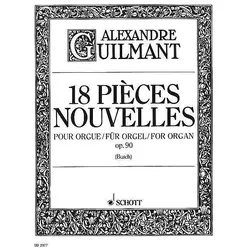 18 pieces nouvelles op.90 pour orgue, Fachbücher von Felix Alexandre Guilmant