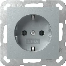 Gira Steckdose SRK Aluminium 418026