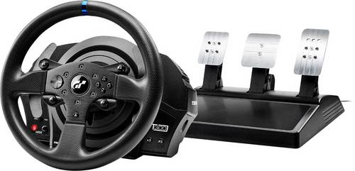 Thrustmaster TM T300 RS Gran Turismo Edition Lenkrad USB PC, PlayStation 5, PlayStation 4, PlayStation 3 Schwarz inkl. Pedale
