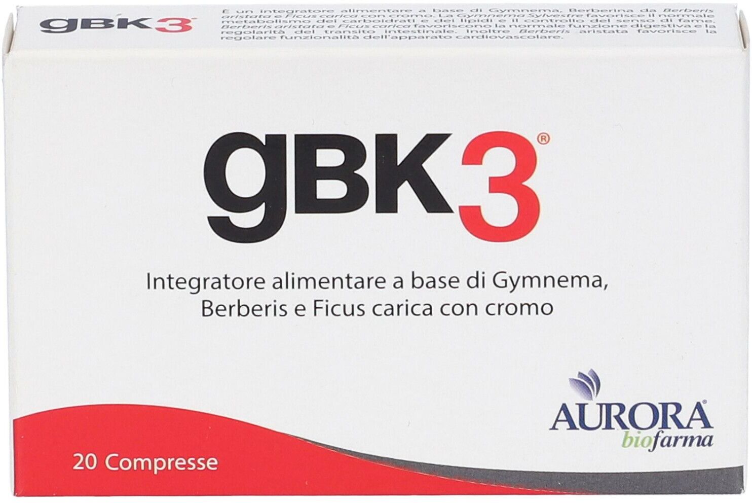AURORA LICENSING Srl GBK3, 20 Compresse