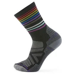 Smartwool Herren Light Cushion Crew Pride Wandersocken - 38-41 - charcoal